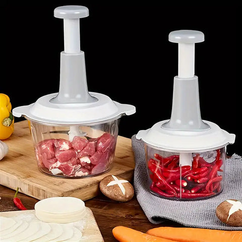 Multifunctional Hand-Push Chopper, Mixer, Cutter & Grinder