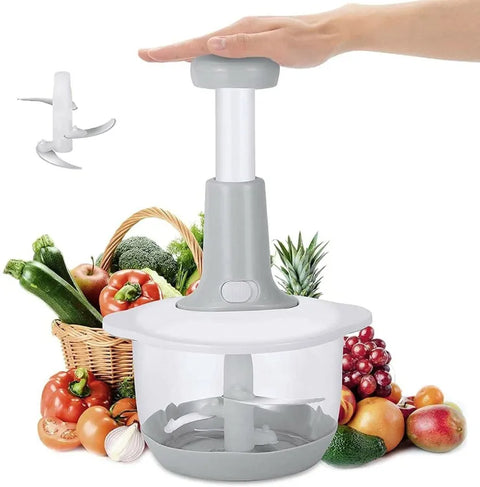 Multifunctional Hand-Push Chopper, Mixer, Cutter & Grinder