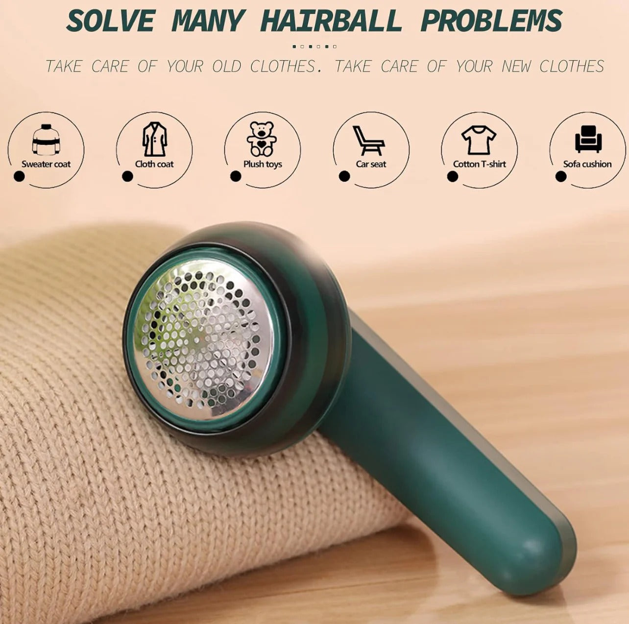Portable Lint Remover Machine – Electric Fabric Shaver for Clothes & Furniture