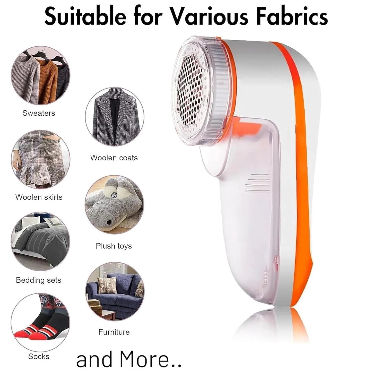 Portable Lint Remover Machine – Electric Fabric Shaver for Clothes & Furniture